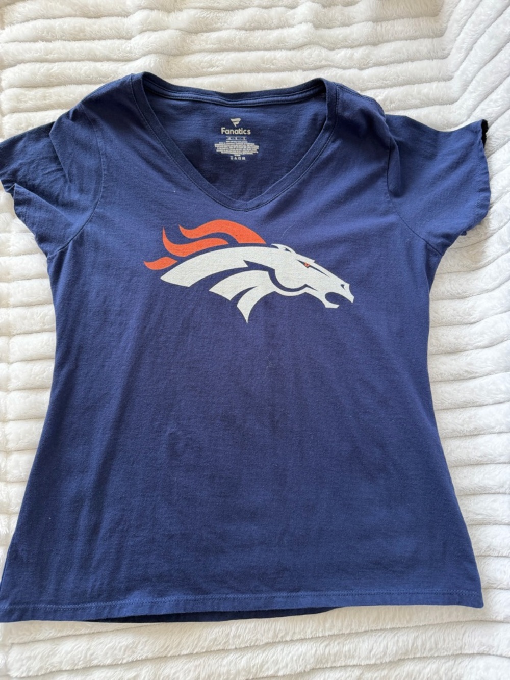 Denver Broncos Russell Wilson Fanatics Navy Tee